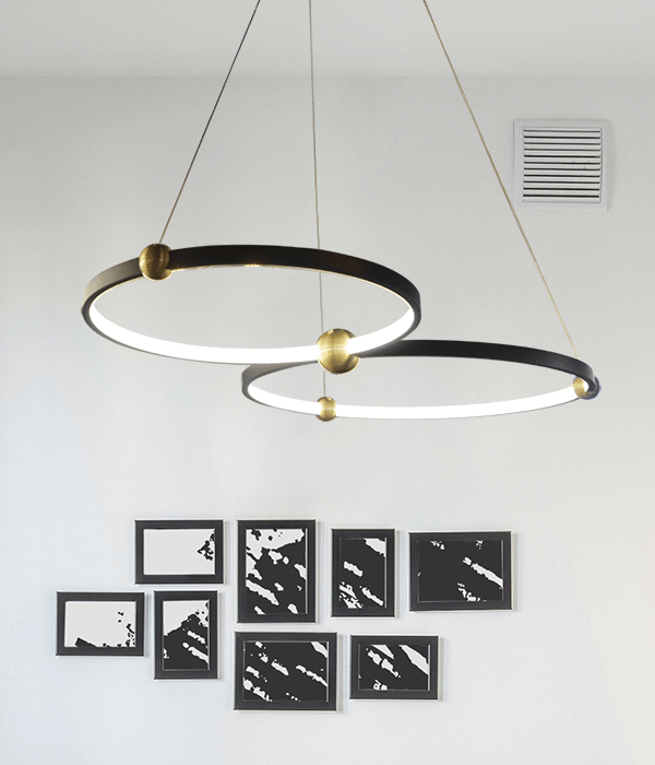 엔젤링 펜던트조명, LED 식탁조명, 인테리어 식탁등