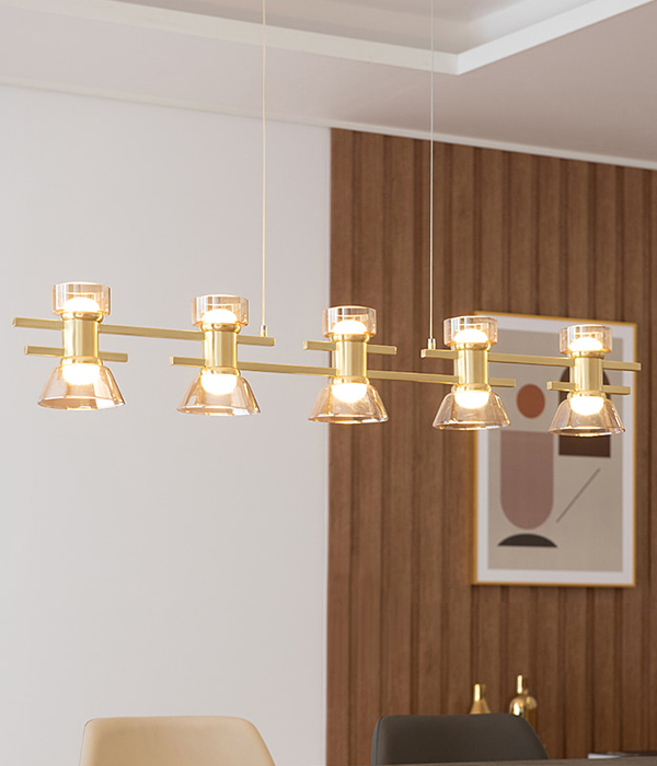 본느 5등 주방식탁조명 LED식탁등 아일랜드식탁등