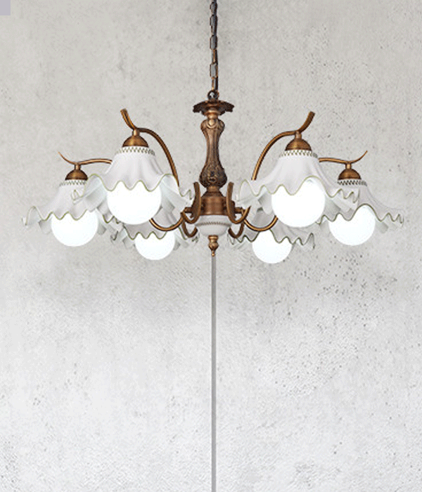 드니로 6등 도자기직부등 펜던트전등 식탁등