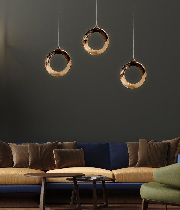 엘사 LED 3등 팬던트 [30W]