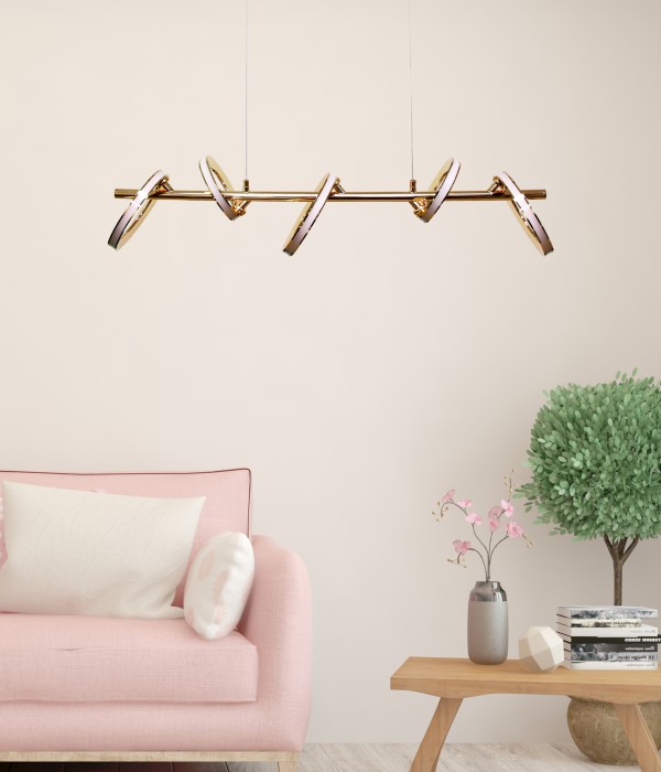 샤이 일자 5등 LED팬던트 [40W]