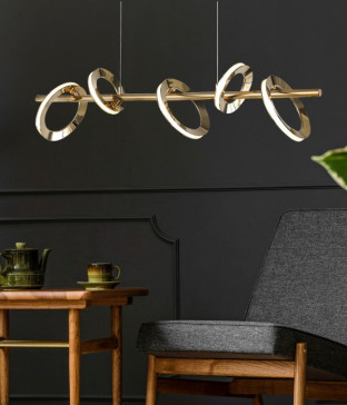 샤이 일자 5등 LED팬던트 [40W]