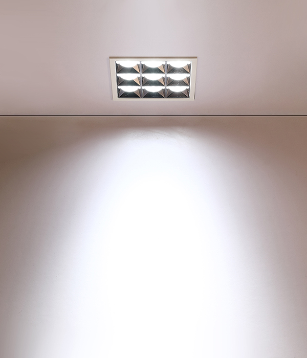 티탄 사각 멀티 매입등 5구, 10구, 15구 빔각도 30